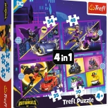 4-in-1 Puzzle: Discover Batwheels