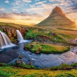 Kirkjufellsfoss Waterfall Puzzle, Iceland - 2000 pieces