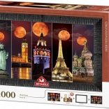 Puzzle with Frame and Glue 3in1 Bloody Moon 1000 Pieces