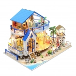 Casa in miniatura Leggenda del Mare Blu – kit creativo con illuminazione LED