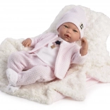 Guca Lucia realistic baby doll with sounds and soft fabric body