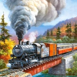 Puzzle 500 Pieces Train Crossing