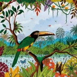 Colorful Arassari Puzzle 1500 pieces