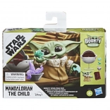 Figurine Star Wars du bébé Mandalorien avec véhicule
