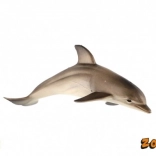 Plastic Bottlenose Dolphin Figurine 12 cm