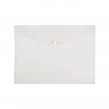 A3 snap-button wallet, landscape, opaline clear