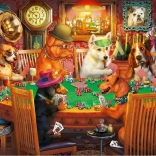 Dogs Playing Cards Puzzle 500 pieces