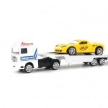 Carro attrezzi a retrocarica con macchinina – trasportatore in metallo