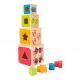 houten didactische inlegblokken ABC small foot