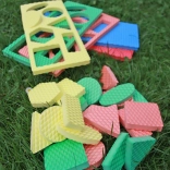 Geometriske former i skumplader