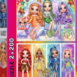 puzzle 2x200 – RAINBOW HIGH rainbow dolls
