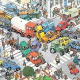 Puzzle JUMBO Jan van Haasteren – Traffic Chaos, 3000 pieces