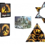 Magnetic dinosaur puzzle cube, plastic, 6 cm