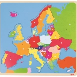 Goki wooden puzzle Europe Map 35 pieces