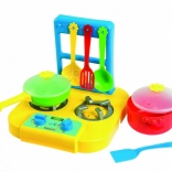 Gasfornuis met pannen PARTY WORLD