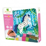 Stick & Fun mozaika – koniki kreatywny zestaw dla dzieci
