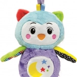 Chouette en peluche pour bonne nuit avec lumière de Clementoni BABY