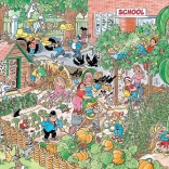 JUMBO Puzzle Jan van Haasteren Junior 18 School Garden 360 pieces