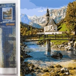 Diamond painting – Kerk in Ramsau 30 × 40 cm