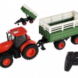 Kids' ZETOR RC Tractor with Trailer, Lights and Sounds, 42 cm