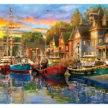 Puzzle Lights in the Harbor 1500 pieces