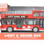 Battery-powered double-decker sightseeing bus