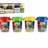 pâte à modeler pour enfants 4× gobelets – différents types