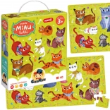 CzuCzu puzzle MIAU kittens 40 pieces