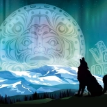 Puzzle COBBLE HILL Two Wolves 500 pieces