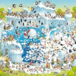 HEYE Puzzle Crazy ZOO: Polar Exhibition 1000 Pieces
