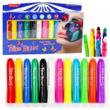 Face Painting Set - 12 Colorful Markers