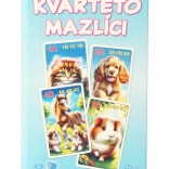 Card Game Quartet Animal Pets