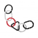 Anelli di collegamento bianco e nero per neonati