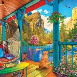 Eurographics puzzle Hammock with a View XL 500 Pieces