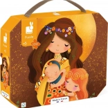 JANOD Puzzle in a Suitcase Inspired by Klimt 100 pieces