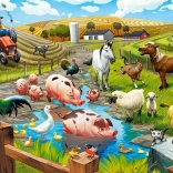 Puzzle 70 Pieces Life on the Farm