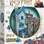 3D puzzle WREBBIT HARRY POTTER: Ollivanders Wand Shop and Scribbulus – 295 pieces