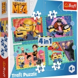 Puzzle 4 in 1 – Crazy Minions