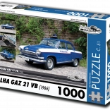 Retro Cars Puzzle Volga GAZ 21 VB 1000 Pieces