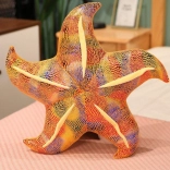 Plush Starfish Yellow Pillow 20 cm