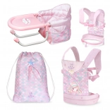 3-in-1 Travel Set for Dolls Ocean Fantasy