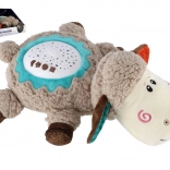 plush sheep with projector and melodies 35 × 22 cm, night light for children 6m+