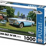 Puzzle RETRO-AUTA Volga GAZ 24 Police VB 1000 pieces