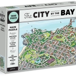 Galison Puzzle Bay City San Francisco 2-in-1, 1000 pieces