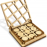 Wooden Pocket Tic-Tac-Toe WOODEN CITY – 3D Puzzle