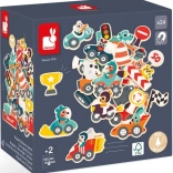 Wooden Car Magnets for Children