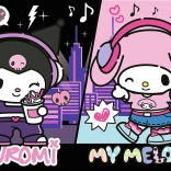 puzzle 160 pieces kuromi rules hello kitty trefl