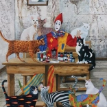 ART PUZZLE Colorful Cats – 260-piece puzzle