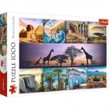 Trefl Puzzle 1000 Pieces - Collage Africa