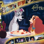 TREFL Puzzle Premium Plus Iconic Moments: Lady and the Tramp 1000 pieces